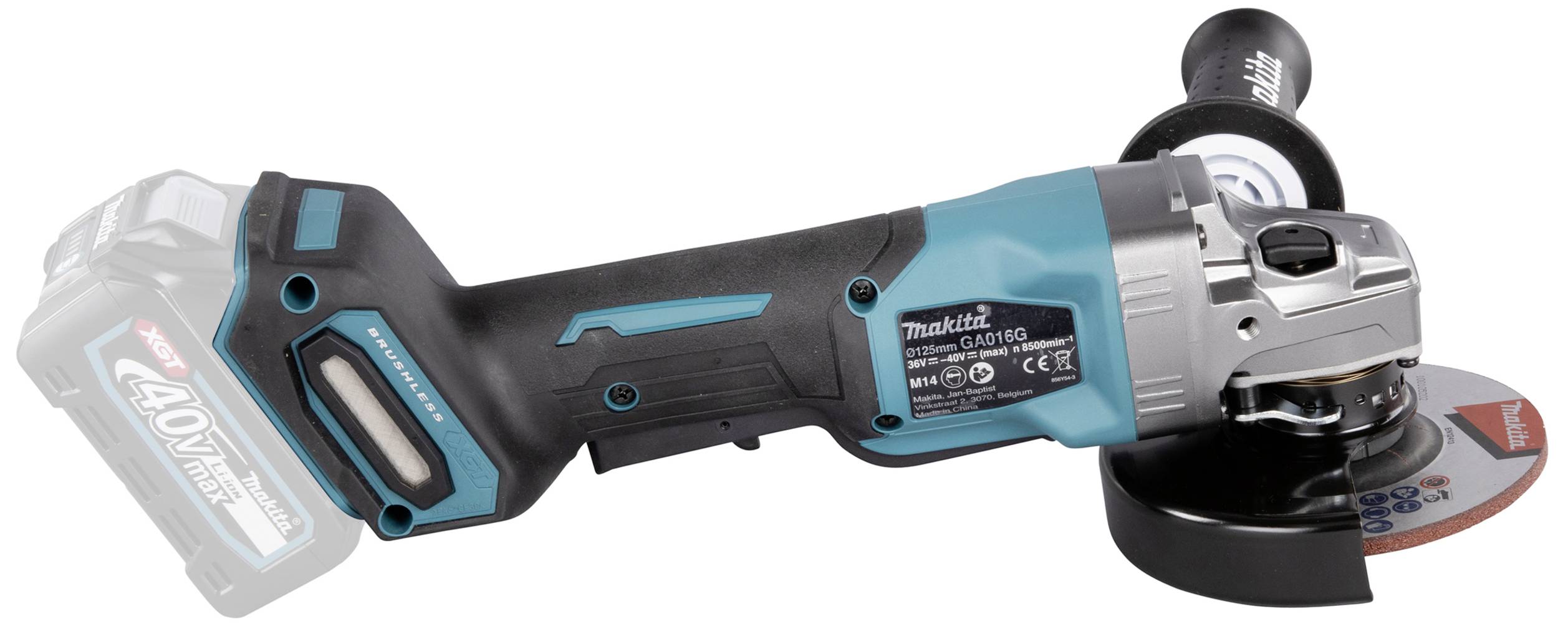 Makita GA 016 GZ Akku Winkelschleifer 40 V max. 125 mm Brushless XGT Solo - ohne Akku, ohne Ladegerät-9
