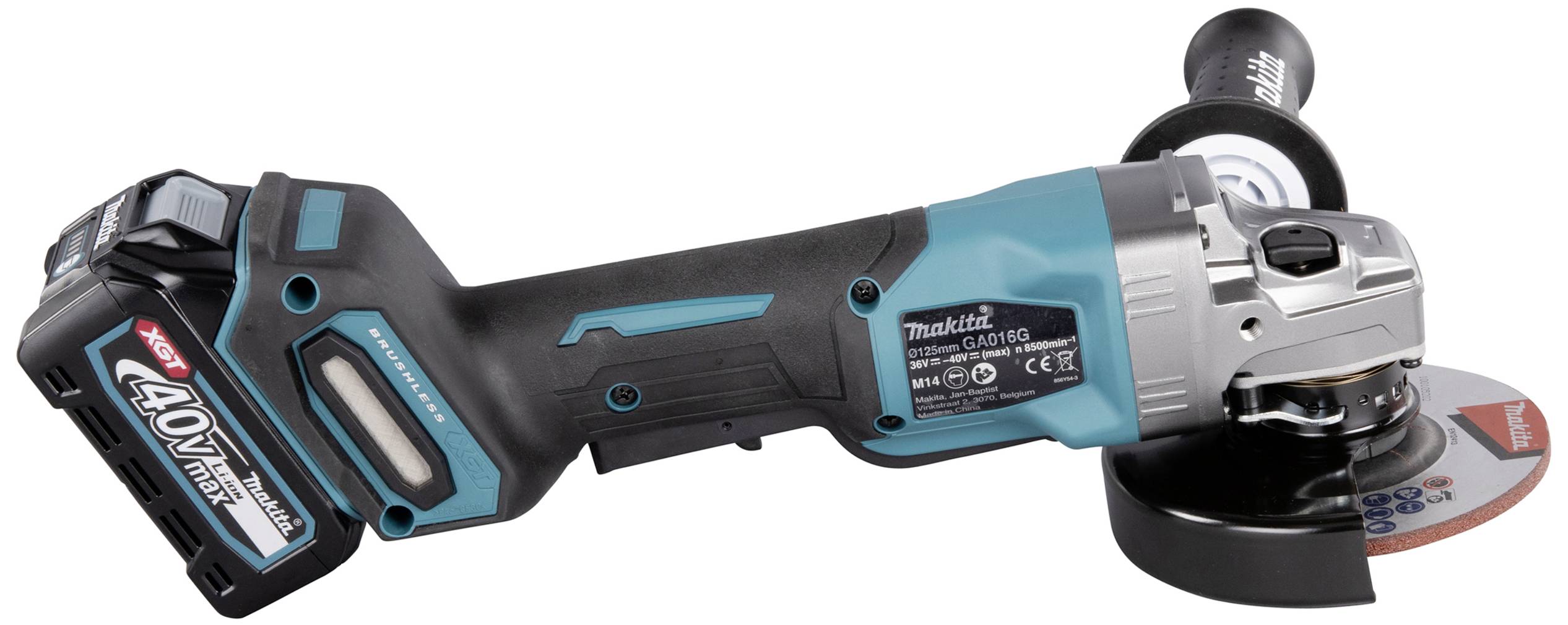 Makita GA 016 GZ Akku Winkelschleifer 40 V max. 125 mm Brushless XGT Solo - ohne Akku, ohne Ladegerät-10