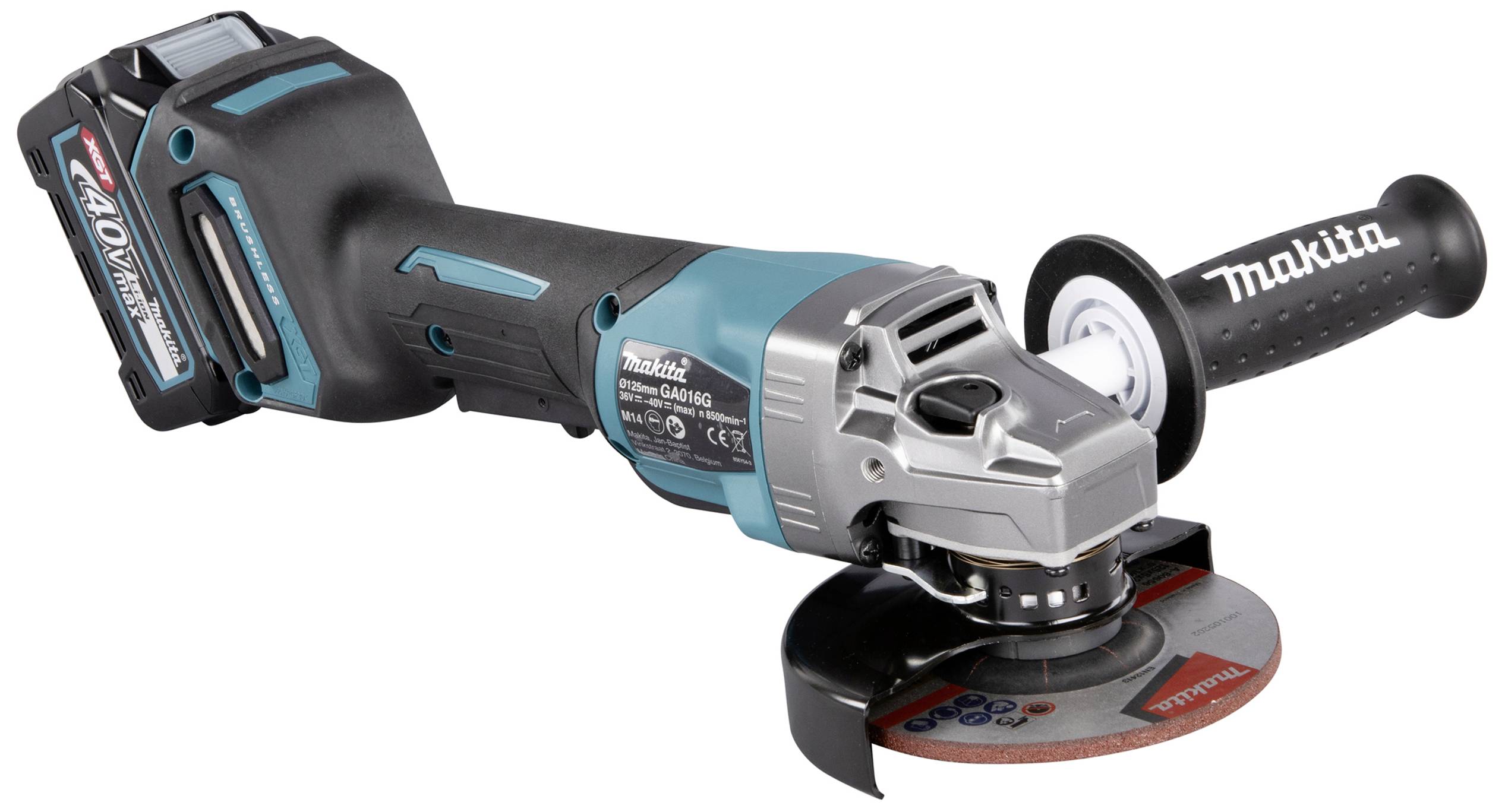 Makita GA 016 GZ Akku Winkelschleifer 40 V max. 125 mm Brushless XGT Solo - ohne Akku, ohne Ladegerät-12