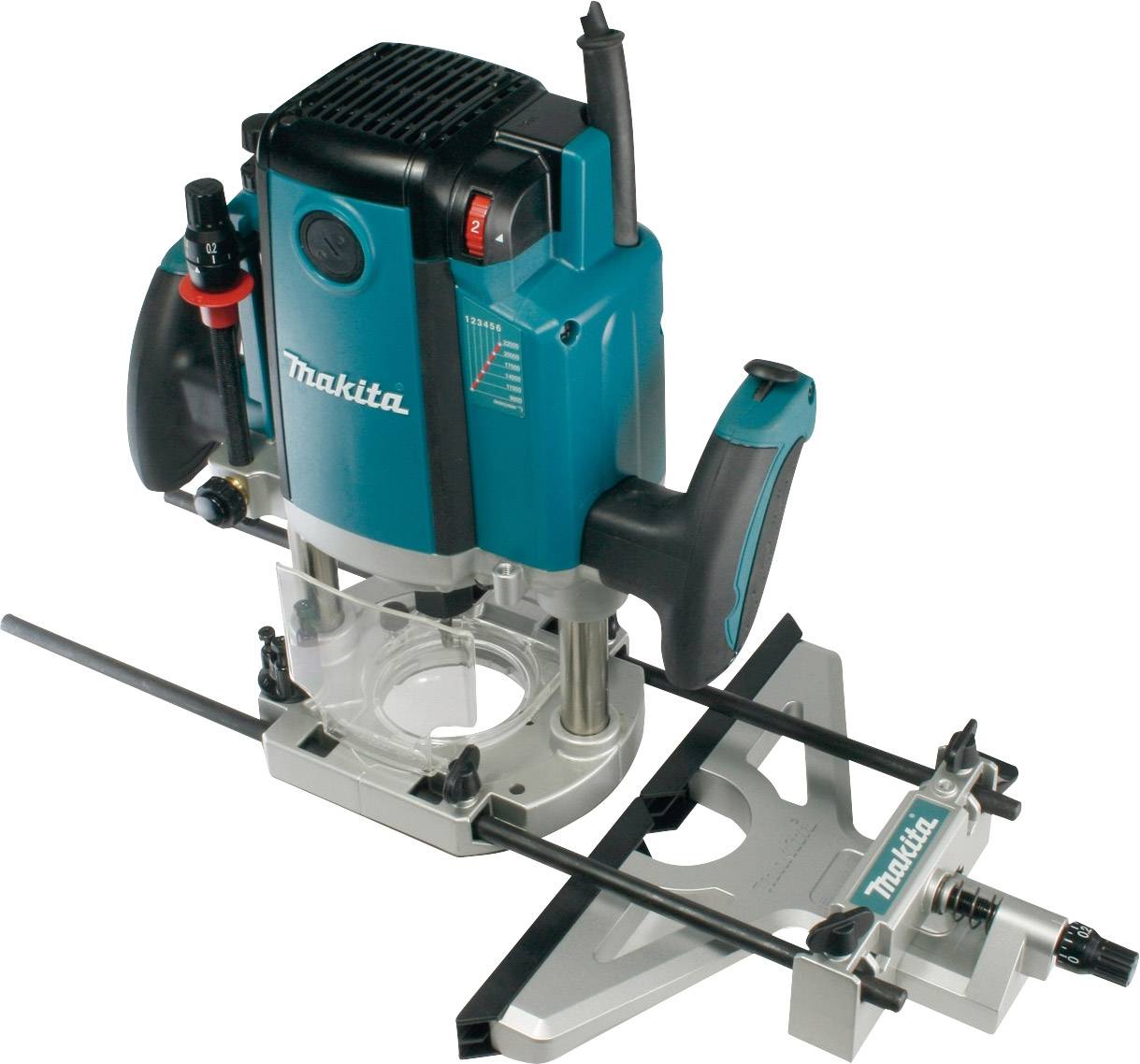 Makita RP 2300 FCXJ Oberfräse mit 2300 Watt im Makpac