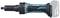 Ein kabelloser, blauer Makita-Schleifer mit entfernbarer Batterie, geeignet für Schleifarbeiten in schwer zugänglichen Bereichen.