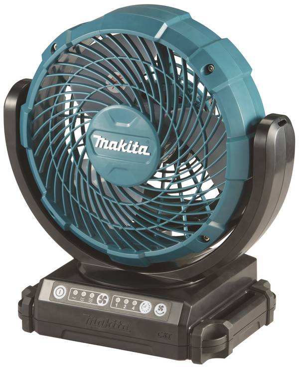 Makita CF101DZ Bodenventilator (Ø x H) 180 mm x 284 mm Türkis, Schwarz Oszillierend