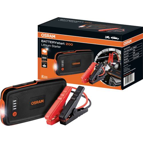 Thumbnail - Osram Automotive Schnellstartsystem BATTERYstart 200 OBSL200 Starthilfestrom (12 V)=150 A USB-Steckdose 1x