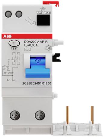 ABB 2CSB202401R1250 DDA202 A-25/0,03 AP-R FI-Schutzschalter A 2polig 25 A 0.03 A 230 V