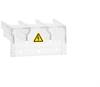 ABB 1SCA022379R9680 OTS125T3 Klemmenabdeckung Schnappbefestigung transparenter Kunstst Klemmenabdeckung Plastik 1 St.