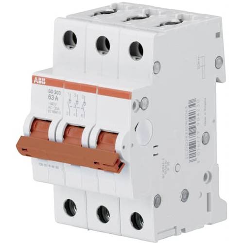 Lasttrennschalter Grau 3polig 16 A 3 Schließer ABB 2CDD283101R0016