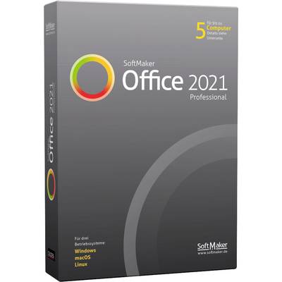 SoftMaker Office 2021 PRO Vollversion, 5 Lizenzen Windows Office-Paket