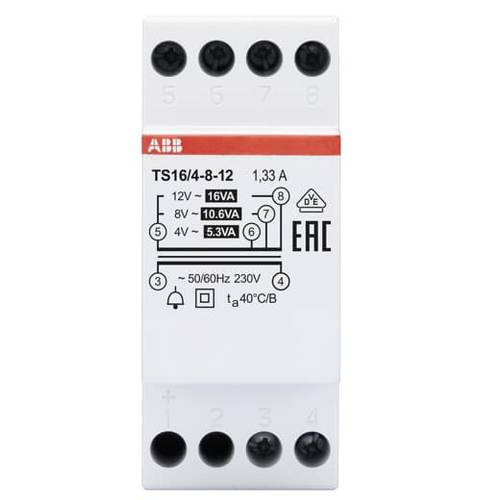 ABB 2CSM228625R0812 Klingel-Transformator 16 V 4 A