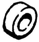 ABB Montageset DA 2B Distance ring