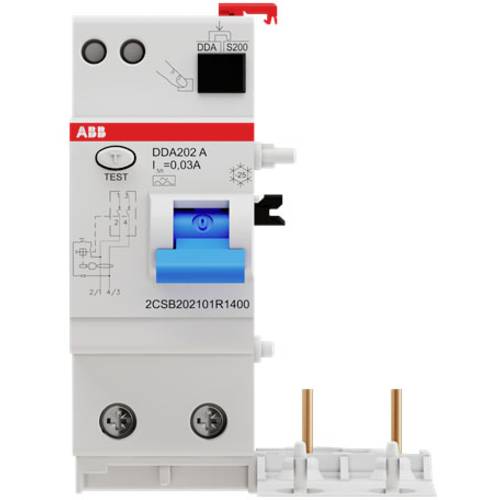 ABB 2CSB202101R1400 DDA202 A-40/0,03 FI-Block A 2polig 40 A 0.03 A 230 V