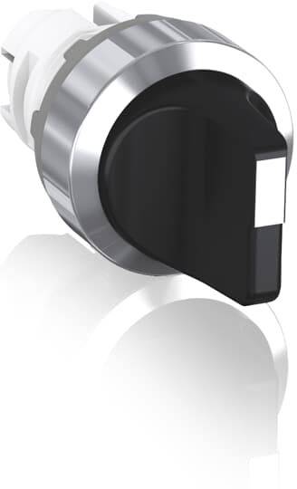 ABB 1SFA611202R2006 M2SS3-20B Wahlschalter Chrom, Schwarz 1 St.