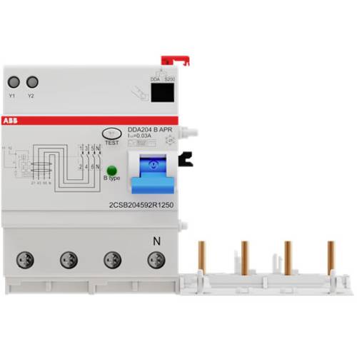 ABB 2CSB204592R1250 DDA204 B-25/0,03 AP-R FI-Block B 4polig 25 A 0.03 A 230 V