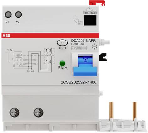 ABB 2CSB202592R1400 DDA202 B-40/0,03 AP-R FI-Block B 2polig 40 A 0.03 A 230 V