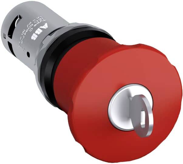 ABB CE4K1-10R-11 Not-Aus-Taster 1 Öffner, 1 Schließer IP67/IP69K 1 St.