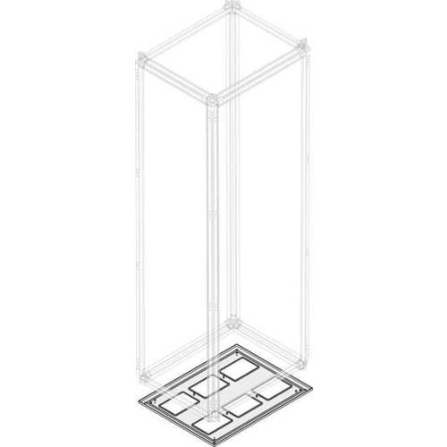 Striebel & John 1STQ002327B0000 Bodenplatte Stahl Lichtgrau (RAL 7035) 1 St.