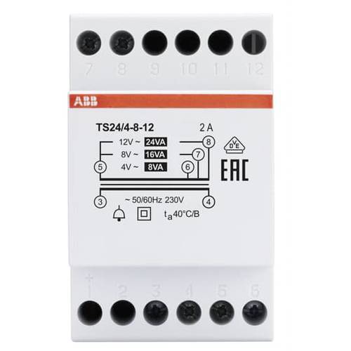 ABB 2CSM228705R0812 Klingel-Transformator 4 V, 8 V 6 A