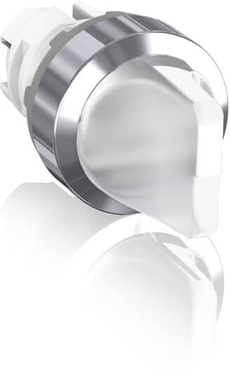 ABB 1SFA611200R2108 M2SS1-21C Wahlschalter Klar, Chrom 1 St.