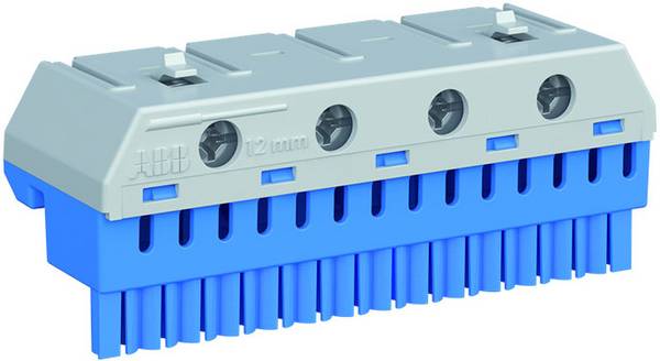 Striebel & John 2CPX062754R9999 ZK144B Klemmenblock flexibel: 1.5-25 mm² starr: 1.5-25 mm² 1 St. Blau Piece