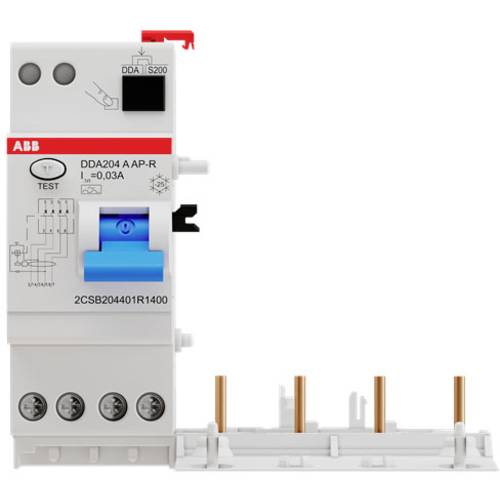 ABB 2CSB204401R1400 DDA204 A-40/0,03 AP-R FI-Block A 4polig 40 A 0.03 A 230 V