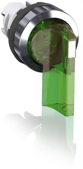 ABB 1SFA611204R2102 M2SS5-21G Wahlschalter Grün, Chrom 1 St.