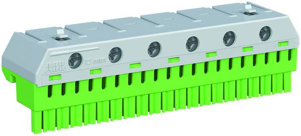 Striebel & John 2CPX062762R9999 ZK206G Klemmenblock flexibel: 1.5-25 mm² starr: 1.5-25 mm² 1 St. Grün Piece