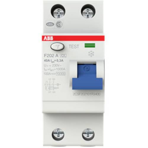 ABB 2CSF202101R3400 F202 A-40/0,3 FI-Schutzschalter A 2polig 40 A 0.3 A 230 V