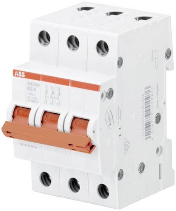 Lasttrennschalter Grau 3polig 63 A 3 Schließer ABB 2CDD273111R0063