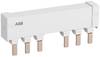 ABB 1SAM401920R1022 PS2-2-2-125 3-Phasen-Sammelschiene für 2 MS155 mit 2 HK/SK, Ie=125A Sammelschiene 25 mm² 125 A 1 St.