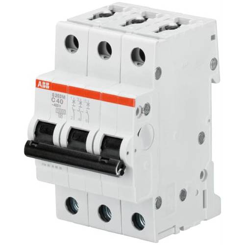 Thumbnail - ABB 2CDS273001R0537 S203M-K32 Leitungsschutzschalter 3polig 32 A 400 V