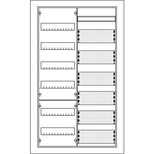 Striebel & John 2CPX030292R9999 U62MML Kleinverteiler Unterputz Anzahl Reihen = 6 Inhalt 1 St.
