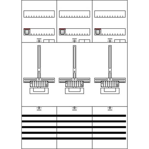 Striebel & John 2CPX035637R9999 KA2373 Zählerfeld Inhalt 1 St.