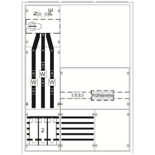Striebel & John 2CPX032949R9999 KS447 Verteilerschrank Anzahl Reihen = 3 Inhalt 1 St.