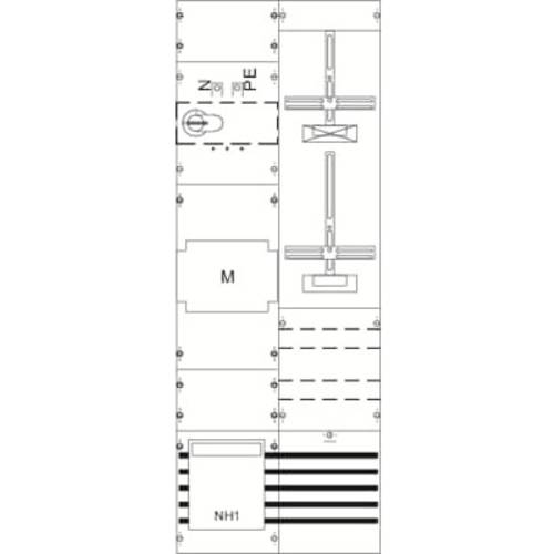 Striebel & John 2CPX033044R9999 KA4249 Zählerschrank Inhalt 1 St.