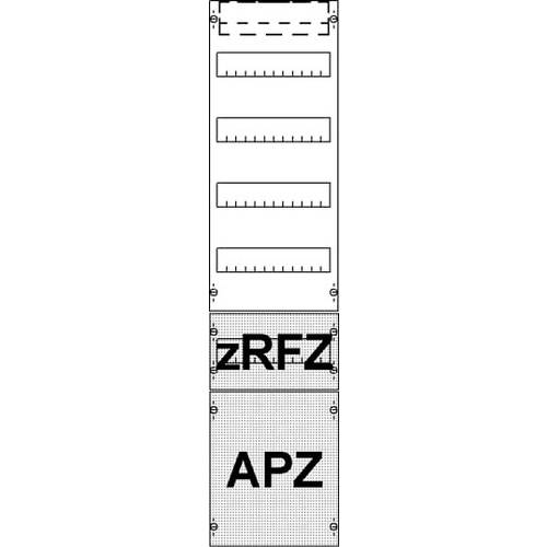 Striebel & John 2CPX037167R9999 Verteilerfeld Anzahl Reihen 4 1 St.