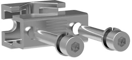 Striebel & John ZX252P10 8WH10001GG08 Gleitmutter 6 mm Stahl 10 St.