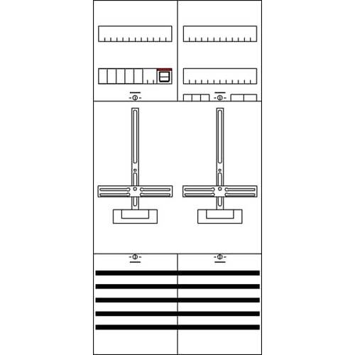 Striebel & John 2CPX035467R9999 KA1239 Zählerfeld Inhalt 1 St.