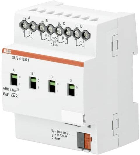 ABB KNX 2CDG110133R0011 Aktor 4-Kanal SA/S4.16.5.1-0