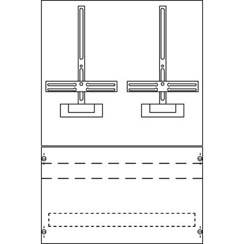 Striebel & John 2CPX038171R9999 Zählerwechselplatte Lichtgrau (RAL 7035), Grau 1 St.