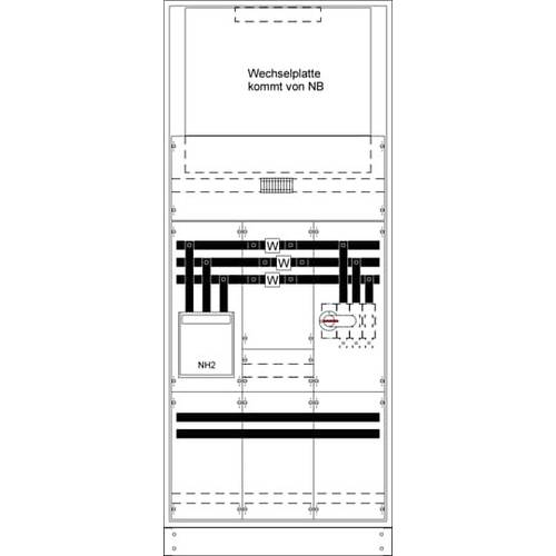 Striebel & John 2CPX032902R9999 KS4241 Verteilerschrank Aufputz Anzahl Reihen = 3 Inhalt 1 St.