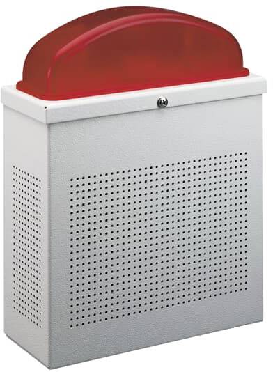 ABB Sirene mit Gehäuse 12V DC rot SSF/GB Blitzleuchte 110dB