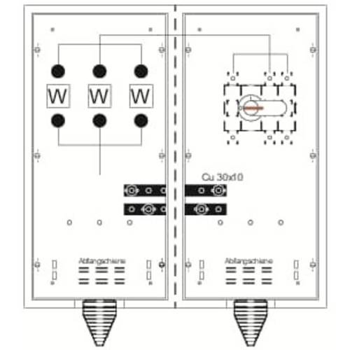 Striebel & John 2CPX032963R9999 KS4025 Verteilerschrank Aufputz Inhalt 1 St.