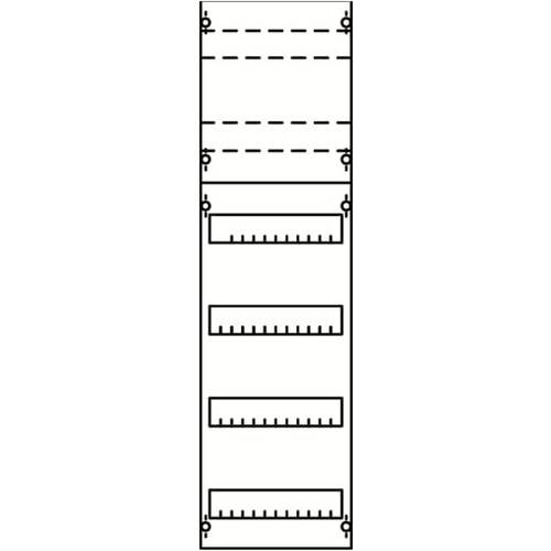 Striebel & John 2CPX077810R9999 Verteilerfeld Anzahl Reihen 4 1 St.