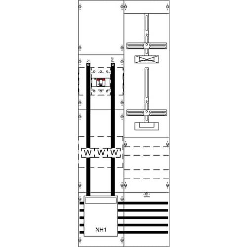 Striebel & John 2CPX033054R9999 KA4254 Zählerschrank Anzahl Reihen = 1 Inhalt 1 St.