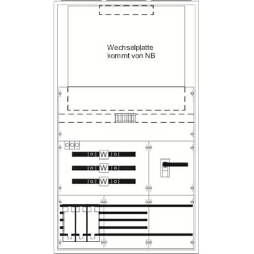 Striebel & John 2CPX032725R9999 KS448 Verteilerschrank Inhalt 1 St.