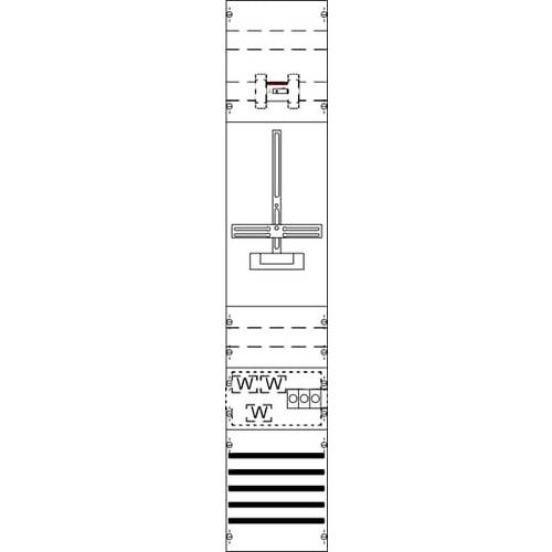 Striebel & John 2CPX035020R9999 KA4296 Zählerschrank Inhalt 1 St.