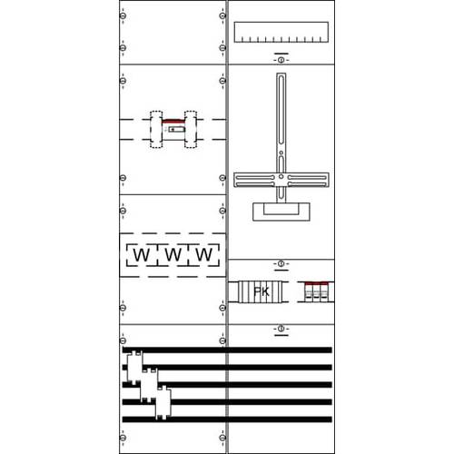 Striebel & John 2CPX035003R9999 KA4261 Zählerschrank Inhalt 1 St.