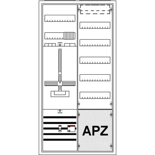 Striebel & John 2CPX035930R9999 KS302B Zählerschrank Inhalt 1 St.