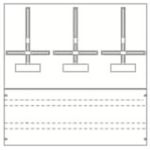 Striebel & John 2CPX037112R9999 Zählerwechselplatte Grau, Lichtgrau (RAL 7035) 1 St.