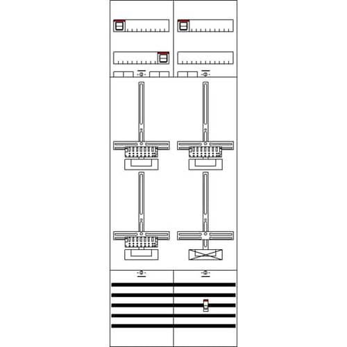 Striebel & John 2CPX044237R9999 KA2384T Zählerfeld Inhalt 1 St.