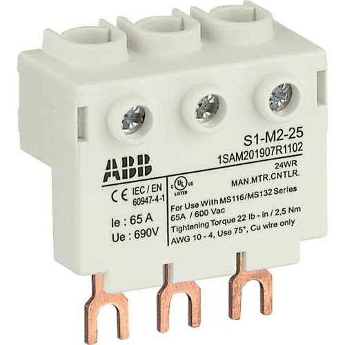 ABB 1SAM201907R1102 Einspeiseklemme Anzahl Reihen 1 3polig 65 A 1 St.